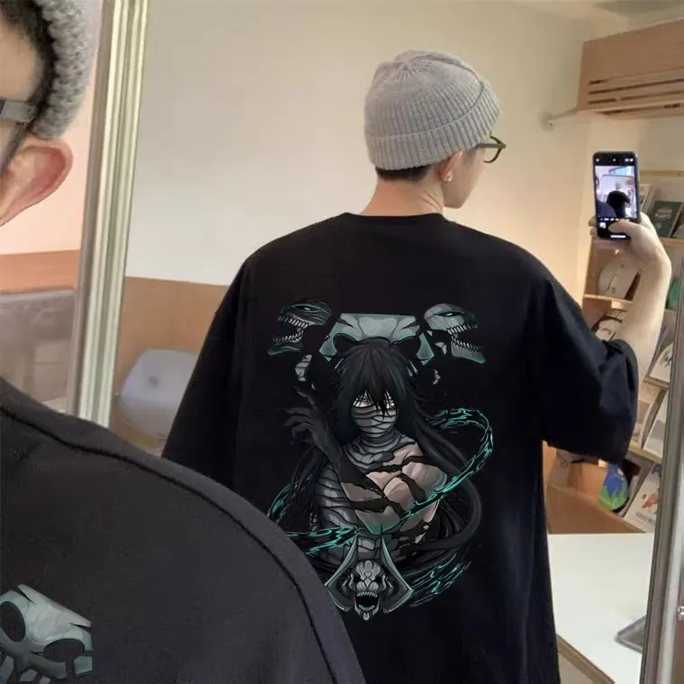 90s Anime Bleach Kurosaki Ichigo Vintage Graphic Tshirt Men Manga O-collar Oversized T Shirts Men's Cotton T-shirt Unisex Tops
90s Anime Bleach Kurosaki Ichigo Vintage Graphic Tshirt Men Manga O-collar Oversized T Shirts Men's Cotton T-shirt Unisex Tops