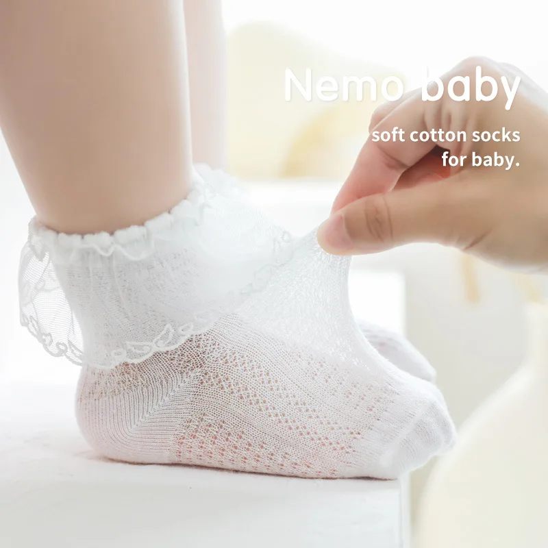 Thin Summer Girls' Combed Cotton Children's Mesh Princess Lace Lace Babies' Socks
Thin Summer Girls' Combed Cotton Children's Mesh Princess Lace Lace Babies' Socks