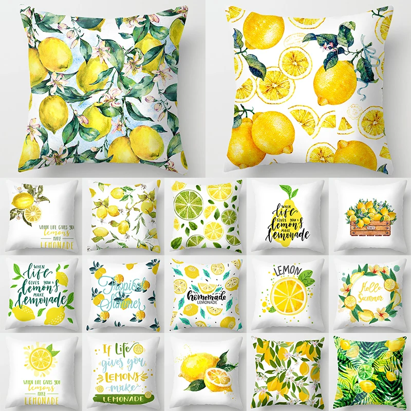 1Pcs Lemon Pattern Summer Decorative Cushions Pillowcase Polyester Cushion Cover Throw Pillow Sofa Decoration Pillowcover 40969
1Pcs Lemon Pattern Summer Decorative Cushions Pillowcase Polyester Cushion Cover Throw Pillow Sofa Decoration Pillowcover 40969