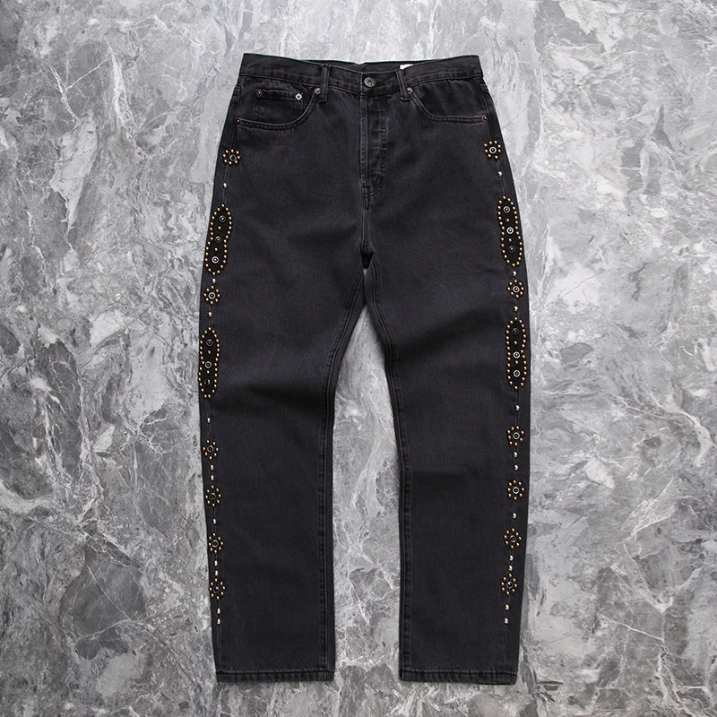 Stone Rivet KAPITAL Straight Washed Do Old Men Women 1:1 High Quality Kapital Loose Jeans
Stone Rivet KAPITAL Straight Washed Do Old Men Women 1:1 High Quality Kapital Loose Jeans