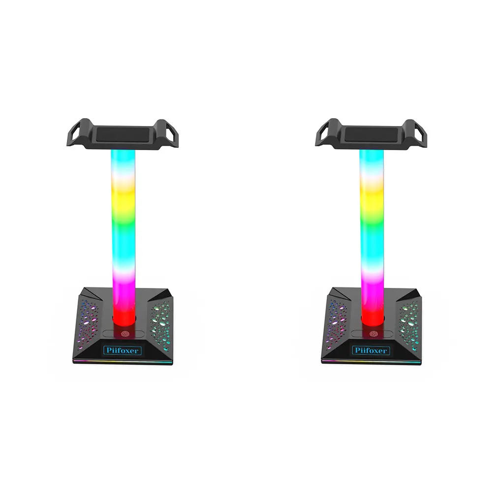 Piifoxer RGB Glowing Bluetooth-compatible Gaming Headset Stand Wireless Headphone Non-slip Holder Bracket Type 1
Piifoxer RGB Glowing Bluetooth-compatible Gaming Headset Stand Wireless Headphone Non-slip Holder Bracket Type 1