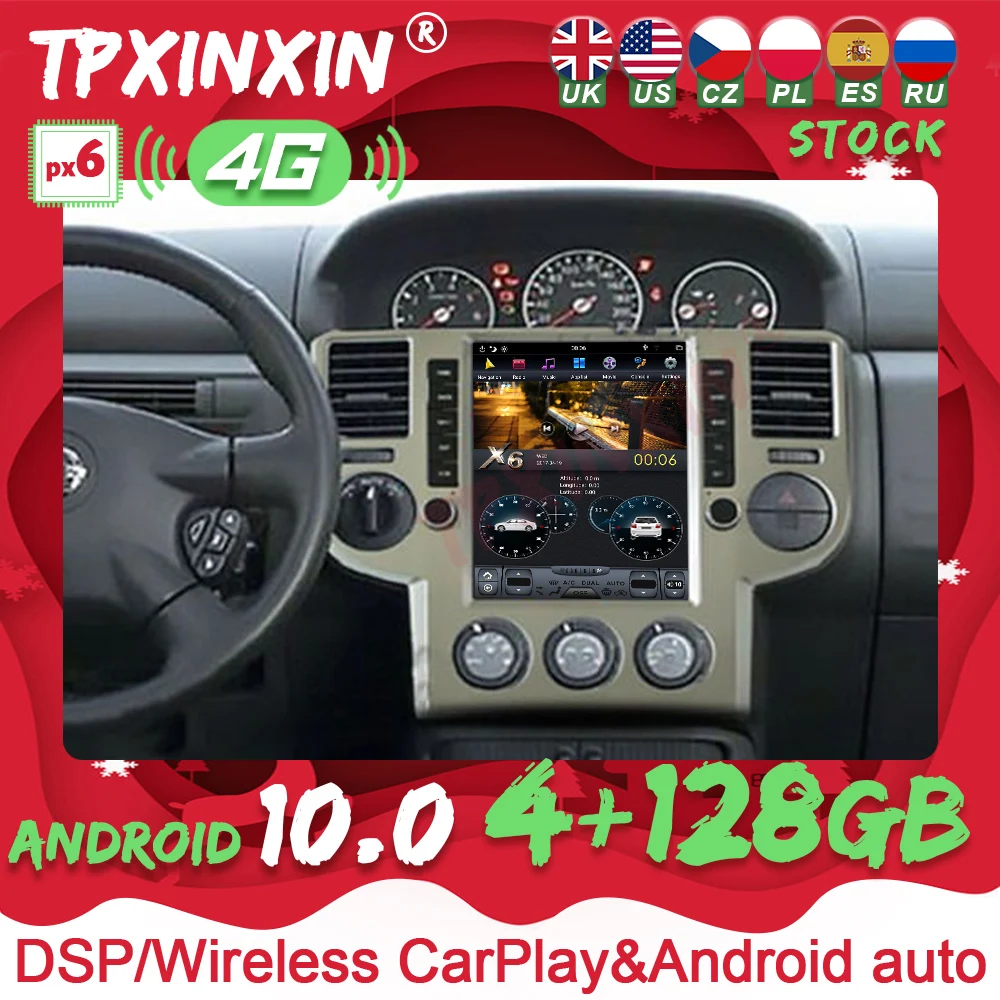 For NISSAN X-trail T30 2002-2008 128G Android 10 Tesla Vertical Screen Car Radio GPS Navigation DVD Multimedia Player Head Unit
For NISSAN X-trail T30 2002-2008 128G Android 10 Tesla Vertical Screen Car Radio GPS Navigation DVD Multimedia Player Head Unit