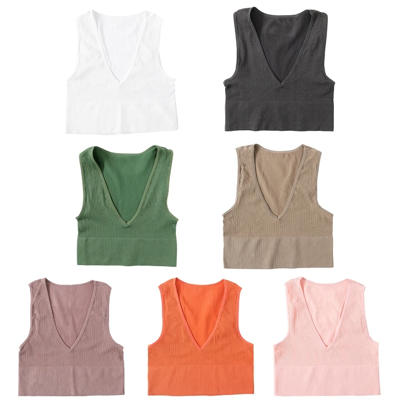 Y1QE Women's Sexy Tops Push Up Corset Crop Tops Lady Underwear Deep V Lingerie Camisoles Sports Tank Top Workout Brassiere
Y1QE Women's Sexy Tops Push Up Corset Crop Tops Lady Underwear Deep V Lingerie Camisoles Sports Tank Top Workout Brassiere