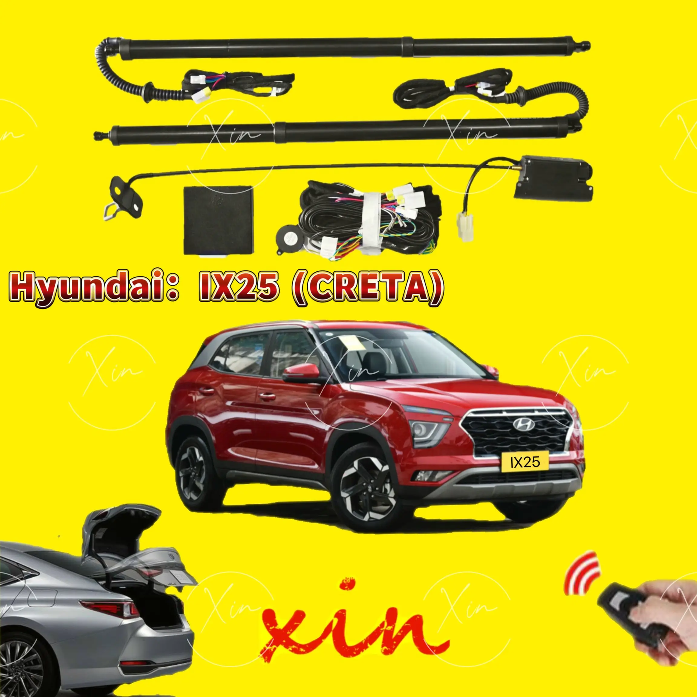 For Hyunda iIX25 CRETA 2022+control of the trunk electric tailgate car lift automatic opening drift drive power kit foot sensor
For Hyunda iIX25 CRETA 2022+control of the trunk electric tailgate car lift automatic opening drift drive power kit foot sensor