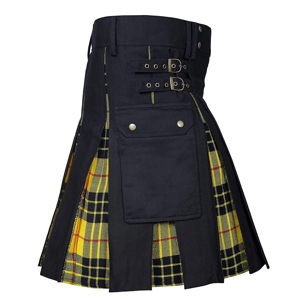 Scottish Kilt For Men Black Denim Irish Tartan Modern Kilt Traditional Highland Men's Short Skirt Trousers Skirts
Scottish Kilt For Men Black Denim Irish Tartan Modern Kilt Traditional Highland Men's Short Skirt Trousers Skirts