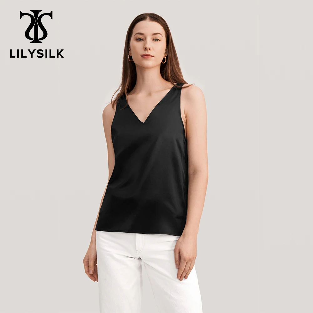 LILYSILK Summer 22mm Silk Tank Top 2022 New Femme Casual V-Neck Sleeveless Vest Ladies Luxurious Camisole traf Free Shipping
LILYSILK Summer 22mm Silk Tank Top 2022 New Femme Casual V-Neck Sleeveless Vest Ladies Luxurious Camisole traf Free Shipping