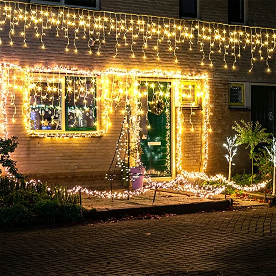 264LED 6M Solar Curtain String Lights Solar Powered Outdoor Garden Fairy Icicle Lights For Gazebo Garden Party Wedding Window
264LED 6M Solar Curtain String Lights Solar Powered Outdoor Garden Fairy Icicle Lights For Gazebo Garden Party Wedding Window
