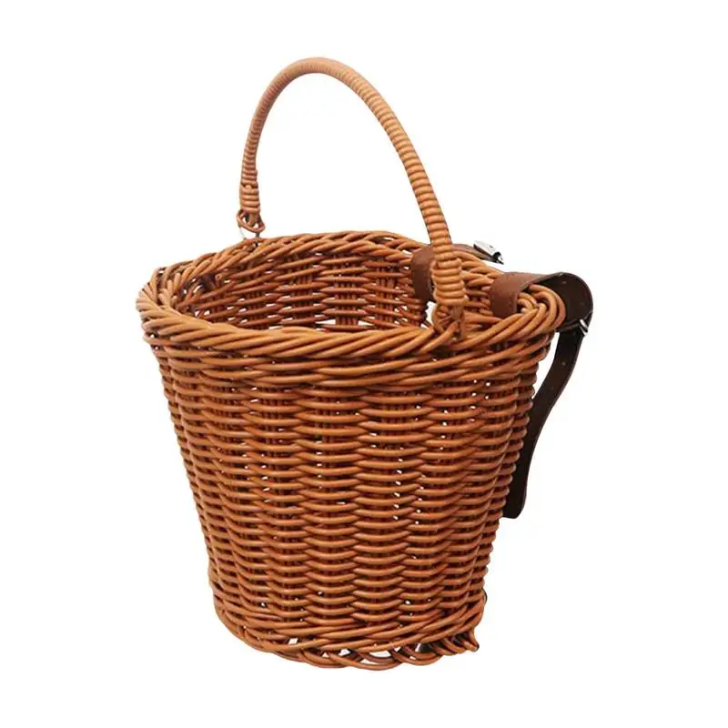 Bike Basket Front Handlebar Storage Basket Hand Woven Storage Basket For Picnic Baskets Bike Bicycle Accessories
Bike Basket Front Handlebar Storage Basket Hand Woven Storage Basket For Picnic Baskets Bike Bicycle Accessories