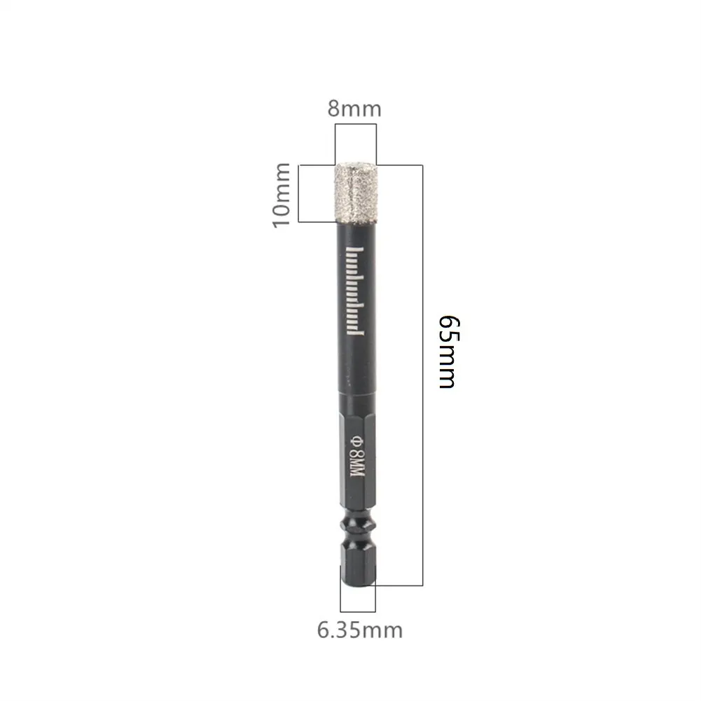 6-16mm Vacuum Brazed Diamond Dry Drill Bits Set 6.35mm Hexagon Shank Porcelain Granite Tile Glass Ceramics Marble
6-16mm Vacuum Brazed Diamond Dry Drill Bits Set 6.35mm Hexagon Shank Porcelain Granite Tile Glass Ceramics Marble