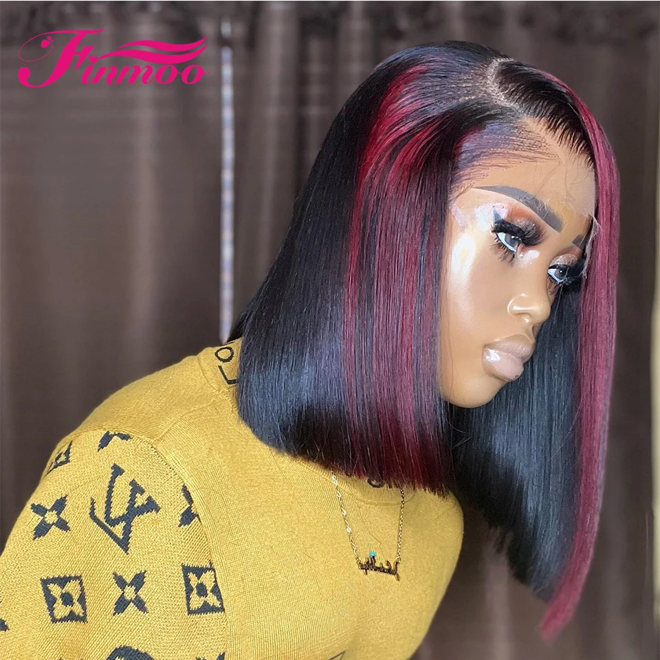 13X4 HD Lace Frontal Wig Bob Wig Transparent Lace Frontal Wig Human Hair Highlight Burgundy Lace Front Human Hair Wig Ombre Wig
13X4 HD Lace Frontal Wig Bob Wig Transparent Lace Frontal Wig Human Hair Highlight Burgundy Lace Front Human Hair Wig Ombre Wig