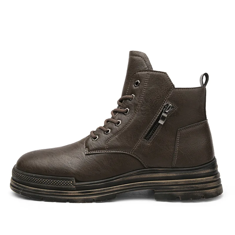 High-quality Leather Boots Men New Autumn Winter Casual Men Boots High-top Casual Shoes Black Short Boot Tooling Boot Men
High-quality Leather Boots Men New Autumn Winter Casual Men Boots High-top Casual Shoes Black Short Boot Tooling Boot Men