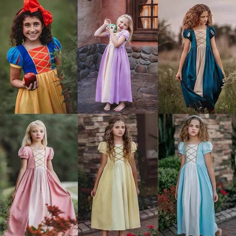 Disney Tangled Rapunzel Belle Princess Cosplay Dresses For Girls Party Birthday Gift Halloween Children Girls Costume
Disney Tangled Rapunzel Belle Princess Cosplay Dresses For Girls Party Birthday Gift Halloween Children Girls Costume
