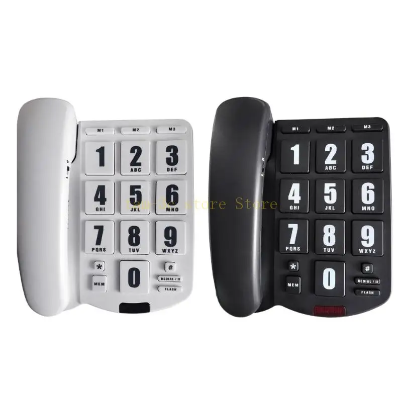 D0UA Big Button Landline Phone Desktop Telephone Ringtone Fixed Home Phone
D0UA Big Button Landline Phone Desktop Telephone Ringtone Fixed Home Phone