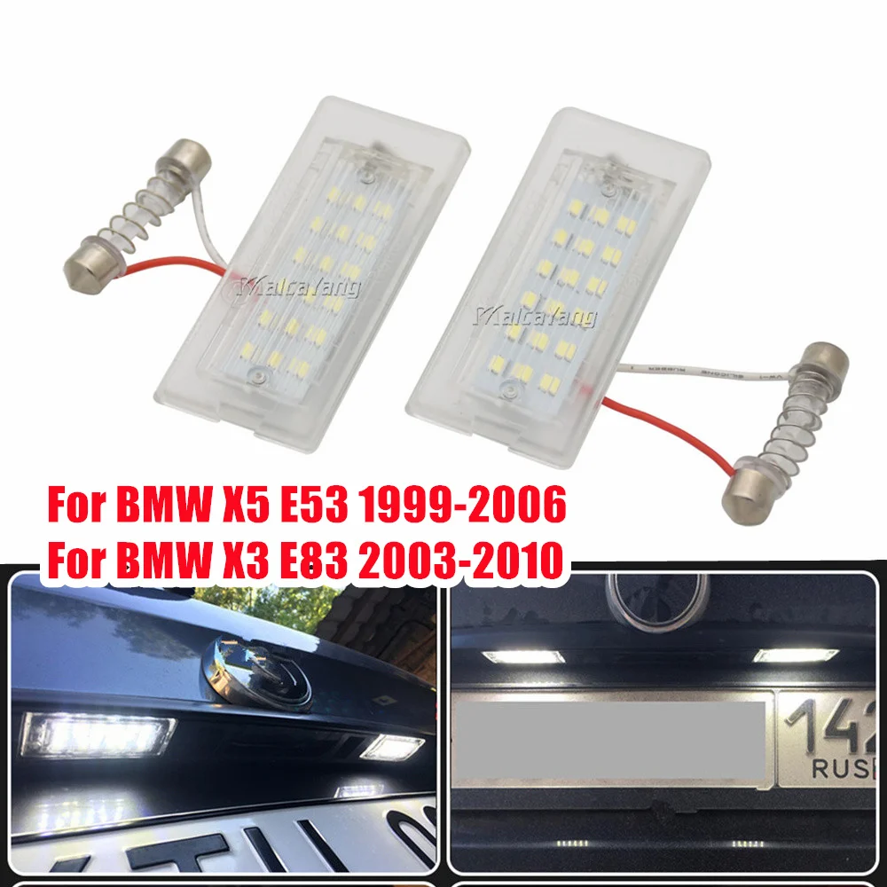 2pcs canbus LED Number License Plate Light Error Free white for BMW X5 E53 1999-2006 X3 E83 2003-2010
2pcs canbus LED Number License Plate Light Error Free white for BMW X5 E53 1999-2006 X3 E83 2003-2010