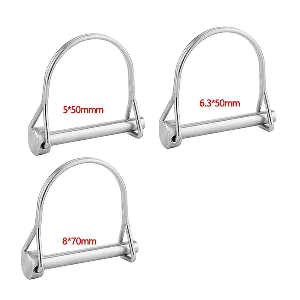 1pc Quick Release Pin Stainless Steel Round Arch Wire Shaft Spring Locking Pins Safety Coupler Retainer for Farm Trailers Lawn
1pc Quick Release Pin Stainless Steel Round Arch Wire Shaft Spring Locking Pins Safety Coupler Retainer for Farm Trailers Lawn