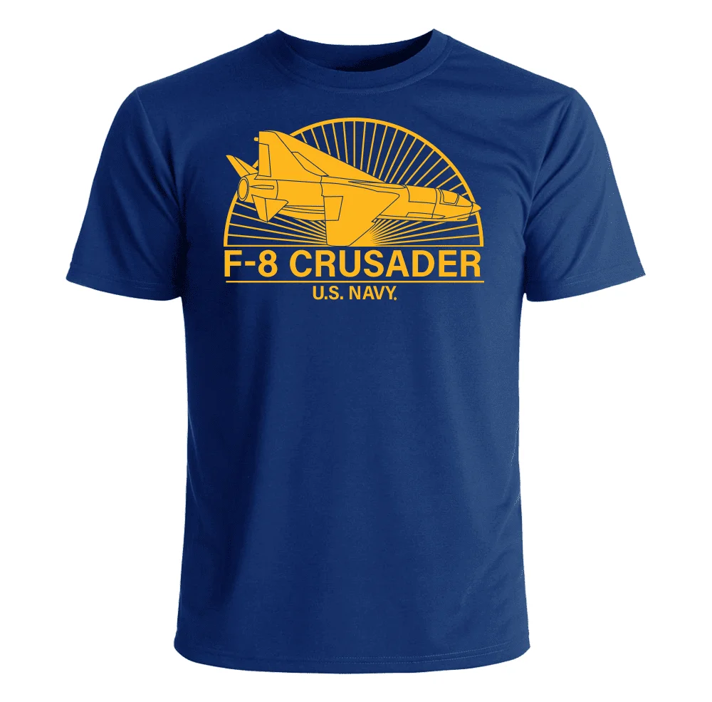 US Navy F-8 Crusader Fighter Aircraft T-Shirt 100% Cotton O-Neck Summer Short Sleeve Casual Mens T-shirt Size S-3XL
US Navy F-8 Crusader Fighter Aircraft T-Shirt 100% Cotton O-Neck Summer Short Sleeve Casual Mens T-shirt Size S-3XL