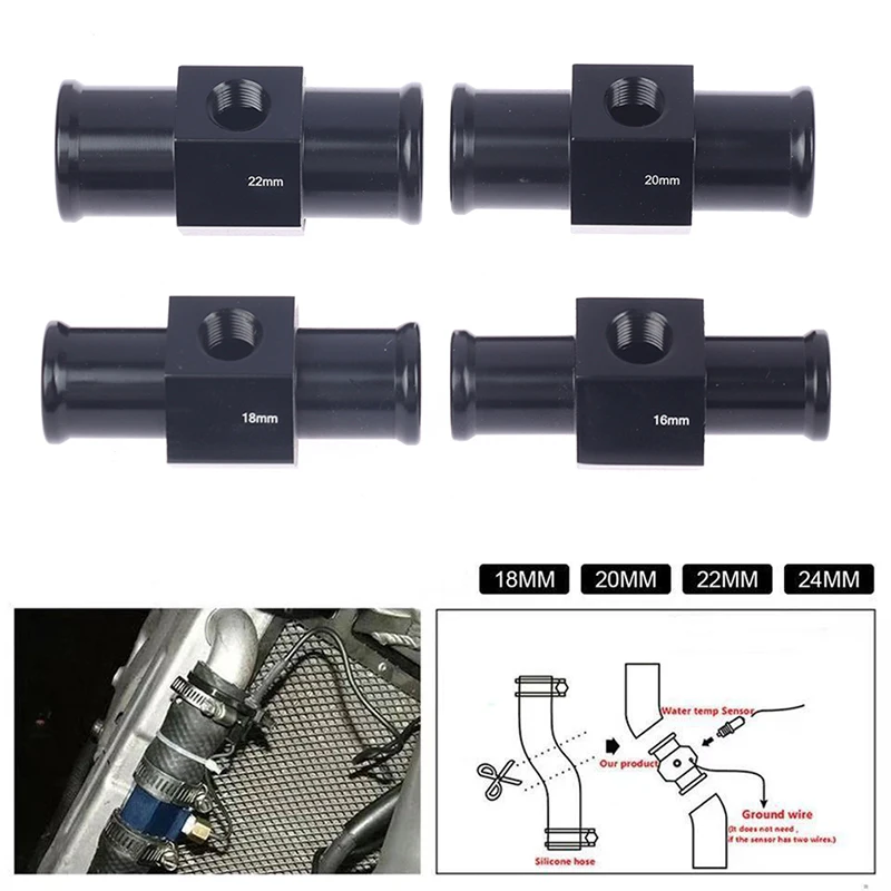 Black Water Temp Gauge Radiator 1/8Npt Temperature 16MM 18MM 20MM 22MM Water Temp Joint Pipe Sensor Hose Adapter
Black Water Temp Gauge Radiator 1/8Npt Temperature 16MM 18MM 20MM 22MM Water Temp Joint Pipe Sensor Hose Adapter