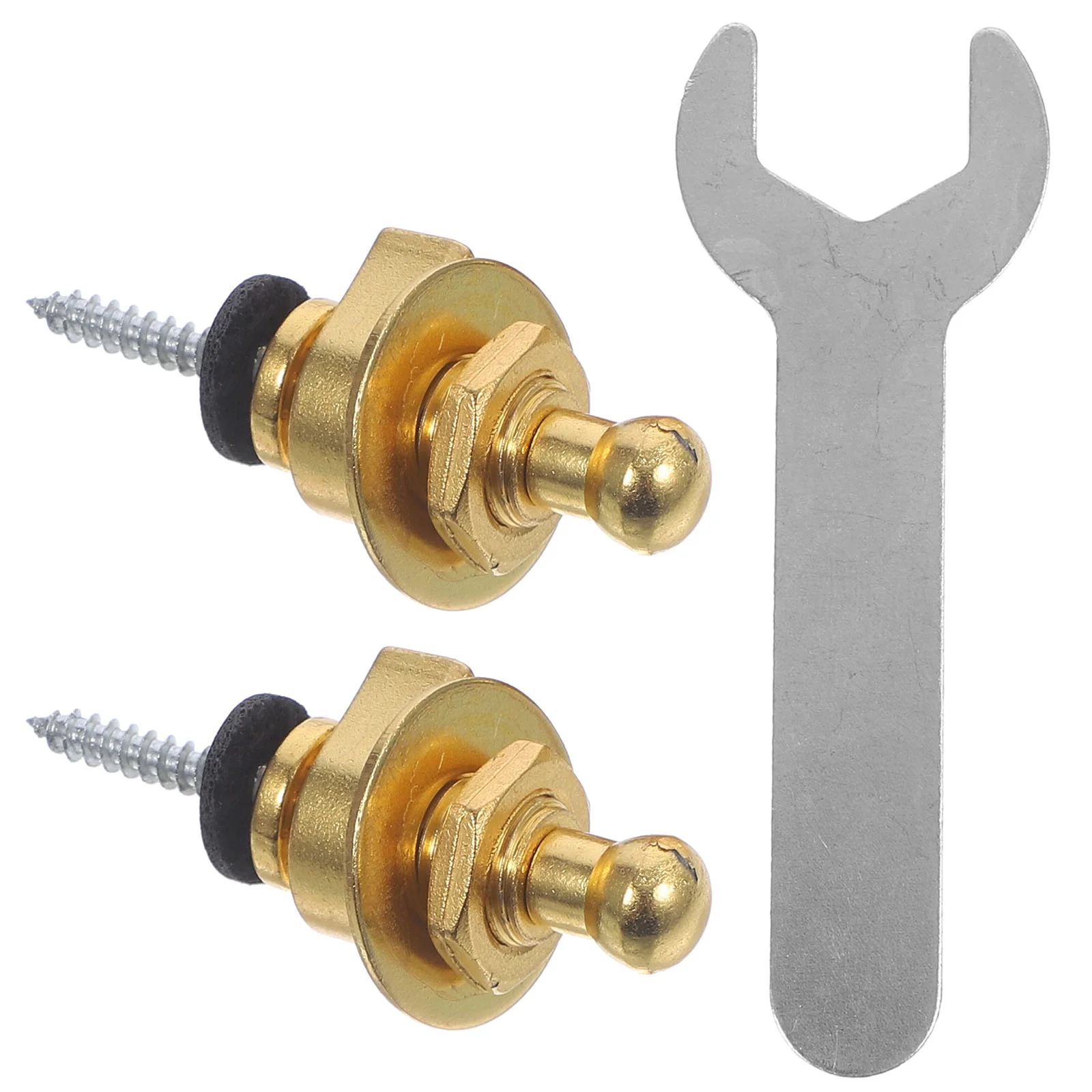 2 Pcs Guitar Children Studs Strap Lock Electric Button Wrench Straps Acoustic Buttons End Pins
2 Pcs Guitar Children Studs Strap Lock Electric Button Wrench Straps Acoustic Buttons End Pins