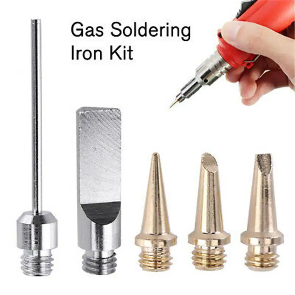 5pcs/Set 5 In 1 Gas Soldering Iron Sets HS-1115K Pro Butane Welding Torch Pen Tool Kits Copper+Iron Gas Soldering Iron Head
5pcs/Set 5 In 1 Gas Soldering Iron Sets HS-1115K Pro Butane Welding Torch Pen Tool Kits Copper+Iron Gas Soldering Iron Head