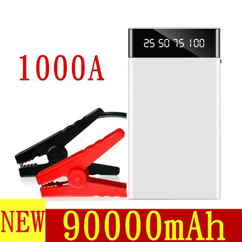 90000mAh Car Jump Starter Bank 12V Auto Starting Device 1000A Car Booster Battery Emergency Starter Battery For Car
90000mAh Car Jump Starter Bank 12V Auto Starting Device 1000A Car Booster Battery Emergency Starter Battery For Car
