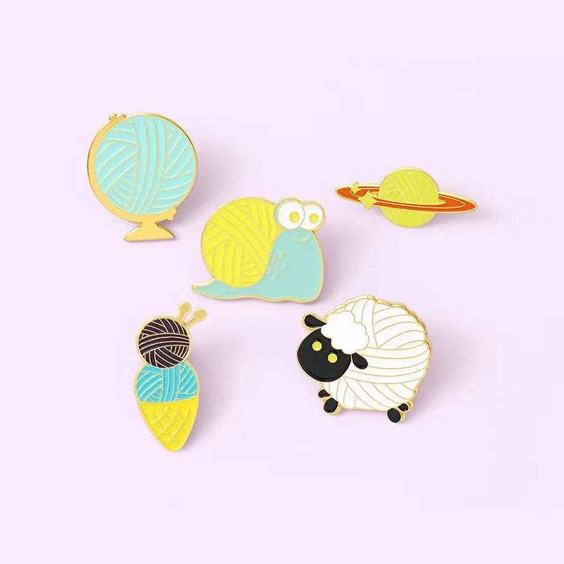 Woollen Crafts Badges Funny Globe Ice Cream Planet Snails Sheep Brooches Knitting Woolen Ball Lapel Pin Enamel Pin Free Shipping
Woollen Crafts Badges Funny Globe Ice Cream Planet Snails Sheep Brooches Knitting Woolen Ball Lapel Pin Enamel Pin Free Shipping