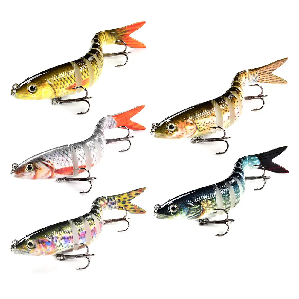 

Fishing wobbler Lifelike Sinking Wobblers Fishing Lures Fishing wobbler for Bass Artificial Hard Bait Carp 3.9" Multi Jointed