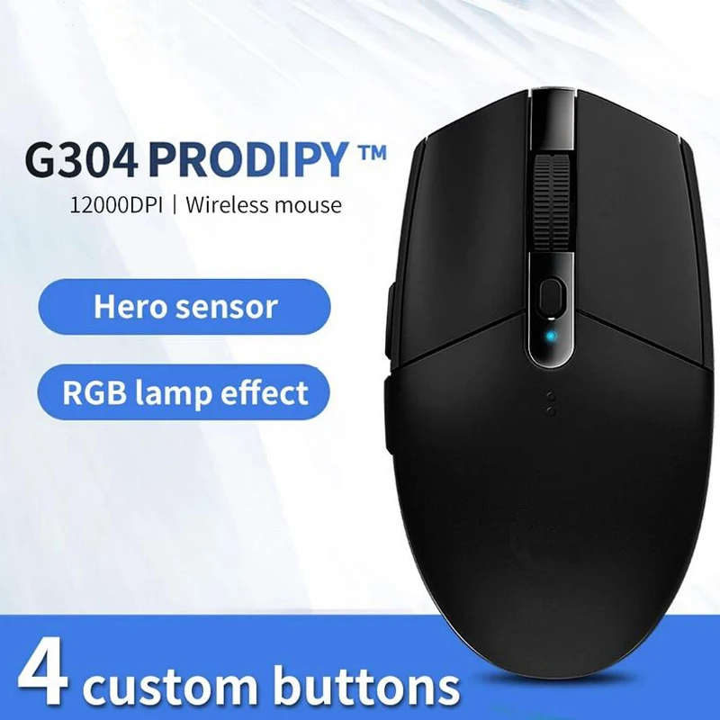 Беспроводная игровая мышь G304 Lightspeed, Usb 12000g, 2,4 точек/дюйм, с датчиком Hero, батарея 5aa для геймеров
Беспроводная игровая мышь G304 Lightspeed, Usb 12000g, 2,4 точек/дюйм, с датчиком Hero, батарея 5aa для геймеров