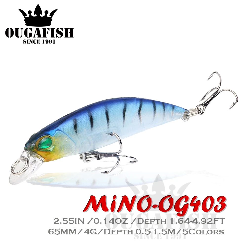 Fishing Lure Minnow 65mm 4g Floating 0.5-1.5m Peche Accessoire Leurre Brochet Fish Isca Artificial Angeln Equipment Dropshipping
Fishing Lure Minnow 65mm 4g Floating 0.5-1.5m Peche Accessoire Leurre Brochet Fish Isca Artificial Angeln Equipment Dropshipping