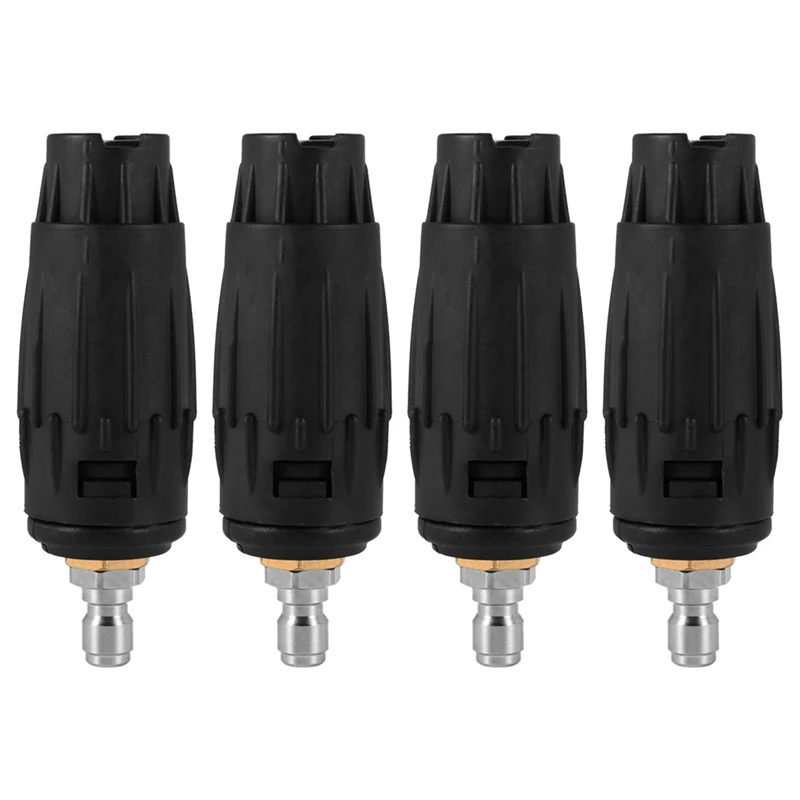 4X Adjustable Pressure Washer Nozzle Tips, Variable Spray Pattern, 1/4 Inch Quick Connect Plug, 3000 PSI
4X Adjustable Pressure Washer Nozzle Tips, Variable Spray Pattern, 1/4 Inch Quick Connect Plug, 3000 PSI