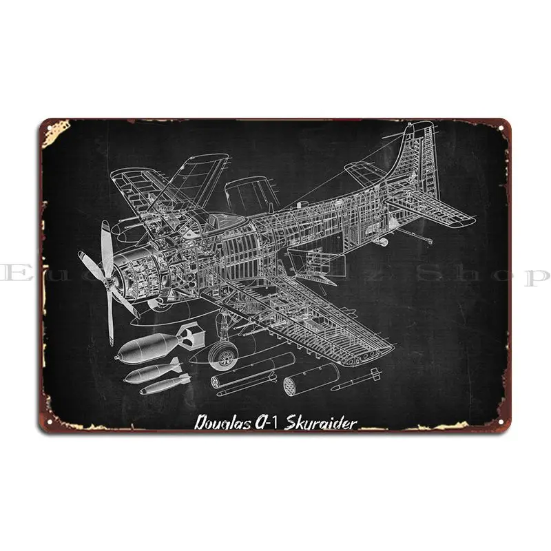 Douglas A1 Skyraider Metal Signs Decoration Painting Print Club Design Tin Sign Poster
Douglas A1 Skyraider Metal Signs Decoration Painting Print Club Design Tin Sign Poster