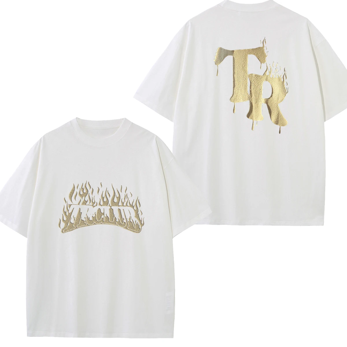 American retro flame letter cotton short sleeved T-shirt men loose ins top trendy half sleeved men clothing t shirt
American retro flame letter cotton short sleeved T-shirt men loose ins top trendy half sleeved men clothing t shirt