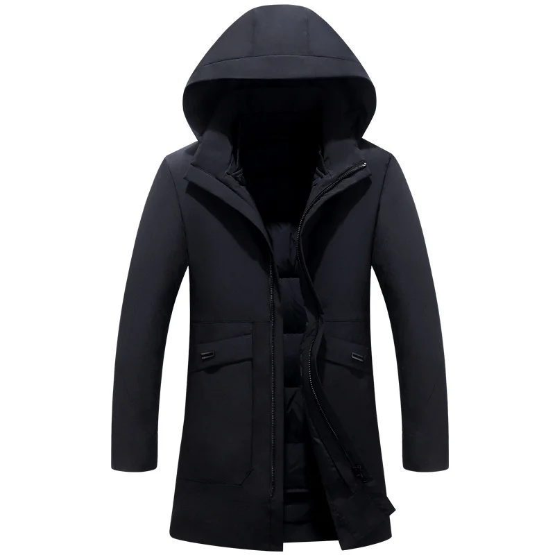 Jacket Winter 2023 Brand White Duck Down Coat Hooded Thick Warm Black Blue Long Parka Men Overcoat High Quality
Jacket Winter 2023 Brand White Duck Down Coat Hooded Thick Warm Black Blue Long Parka Men Overcoat High Quality