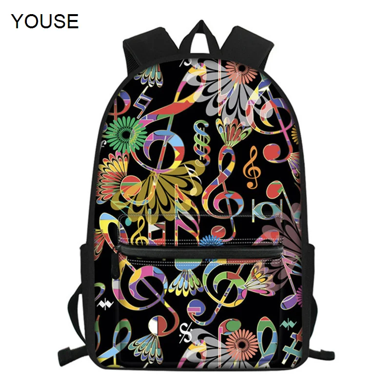 YOUSEFunny Music Note Printed Student Bookbag High School Backpack for Girls Boys Colorful Design Children's School Bags
YOUSEFunny Music Note Printed Student Bookbag High School Backpack for Girls Boys Colorful Design Children's School Bags