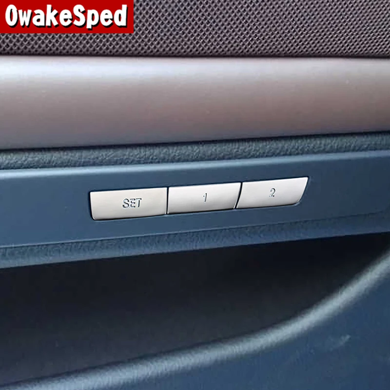 Car Door Memory Seat Unlock Adjustment Switch Buttons Cover Trims For BMW 5 Series F10 F18 GT F07 2011-2017 Interior Accessories 
Car Door Memory Seat Unlock Adjustment Switch Buttons Cover Trims For BMW 5 Series F10 F18 GT F07 2011-2017 Interior Accessories