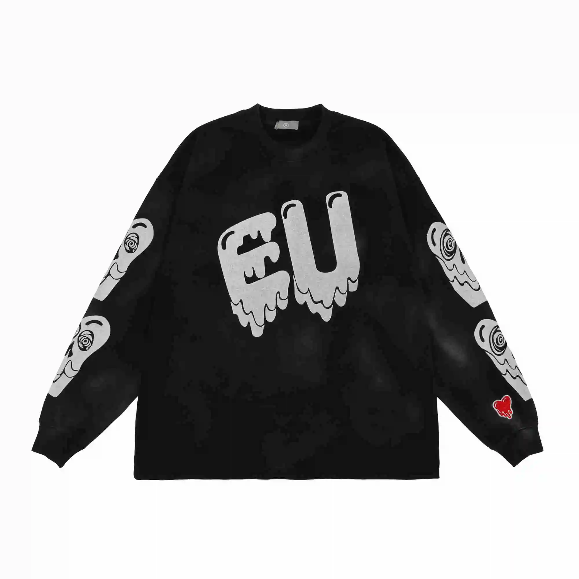 Men Women Best Quality Crewneck Oversize Hoodie EU Embroidery Melting Heart Sweatshirts
Men Women Best Quality Crewneck Oversize Hoodie EU Embroidery Melting Heart Sweatshirts