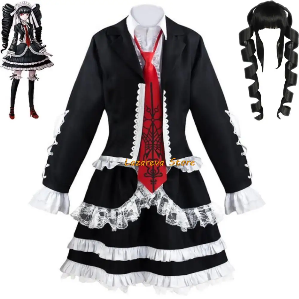 Game Celestia Ludenberck Yasuhiro Taeko Dangan Ronpa Danganronpa: Trigger Happy Havoc Cosplay Costume Wig Anime Gothic Loli Suit
Game Celestia Ludenberck Yasuhiro Taeko Dangan Ronpa Danganronpa: Trigger Happy Havoc Cosplay Costume Wig Anime Gothic Loli Suit