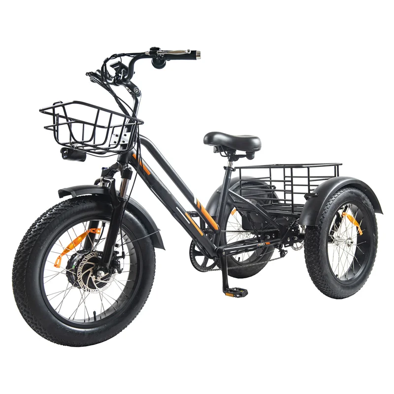 MEIGI 3 Wheels 48V 750W Motor Electric Bike Electric Tricycle For Cargo Delivery USA Warehouse Stock For Adults
MEIGI 3 Wheels 48V 750W Motor Electric Bike Electric Tricycle For Cargo Delivery USA Warehouse Stock For Adults
