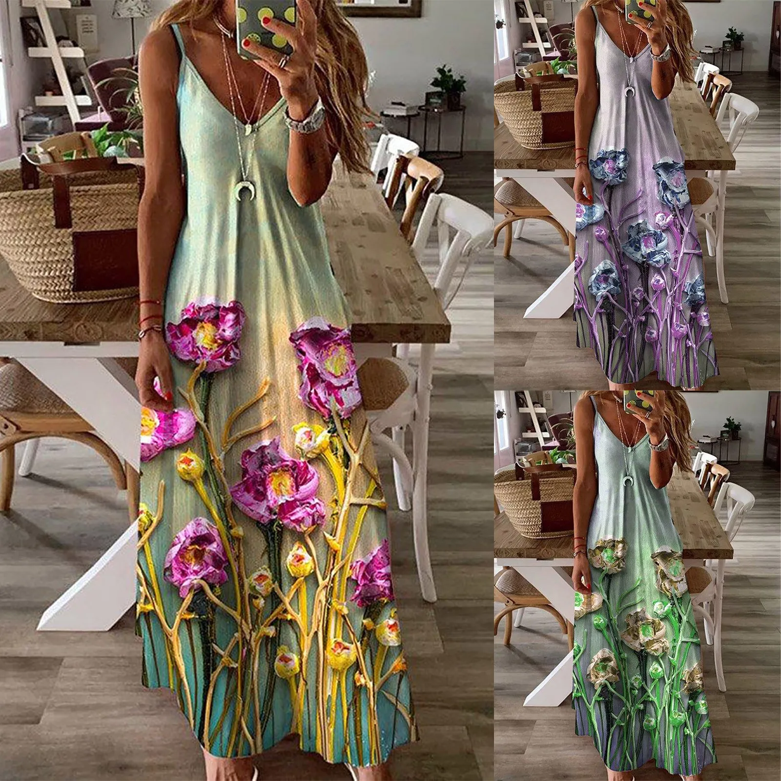 Women's Dress3D Floral Print CeremonySlim Dress Sundresses for Women Casual Summer Teen Dresses Casual
Women's Dress3D Floral Print CeremonySlim Dress Sundresses for Women Casual Summer Teen Dresses Casual