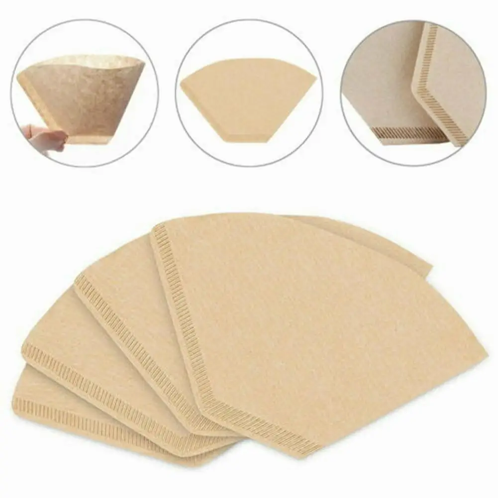 100Pcs Coffee Filter Paper Natural Original Wooden Drip Paper Hand-brewed Pot American Coffee Machine Fan-shaped
100Pcs Coffee Filter Paper Natural Original Wooden Drip Paper Hand-brewed Pot American Coffee Machine Fan-shaped