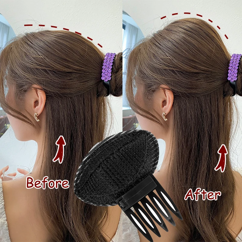Invisible Hair Head Cushion Heightening Fluffy Forehead DIY Hair Styling Tool Sponge Clip Comb Bun Volume Women Hair Accessories
Invisible Hair Head Cushion Heightening Fluffy Forehead DIY Hair Styling Tool Sponge Clip Comb Bun Volume Women Hair Accessories