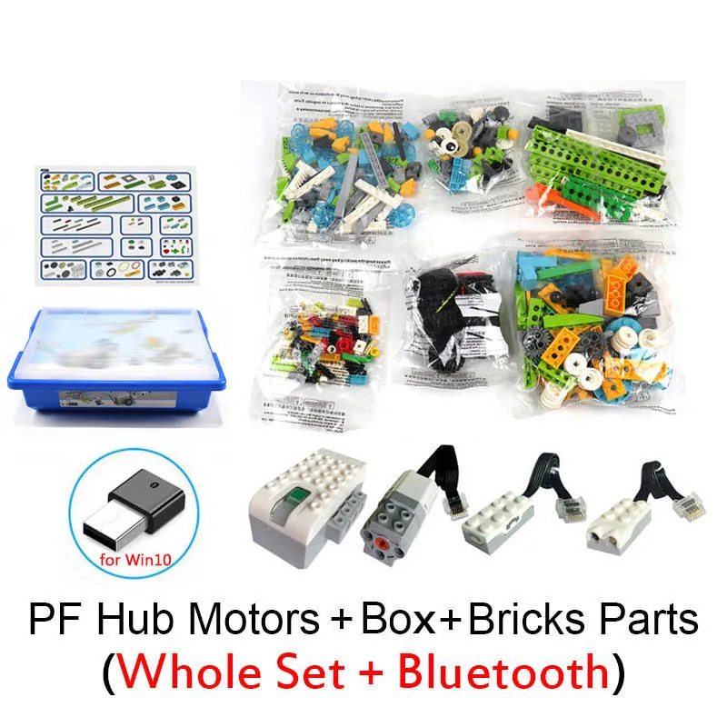NEW Building Blocks WeDo 3.0 Robotics Construction Motors Sensors Set Compatible with Wedo 2.0 Educational Electric STEM DIY Toy
NEW Building Blocks WeDo 3.0 Robotics Construction Motors Sensors Set Compatible with Wedo 2.0 Educational Electric STEM DIY Toy