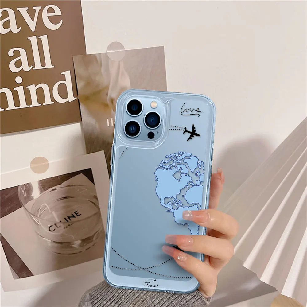 Planes World Map Travel Phone Case for Iphone 14 13 12 Mini 11 Pro Max XS X XR Transparent PC+TPU Hard Couple Protection Shell
Planes World Map Travel Phone Case for Iphone 14 13 12 Mini 11 Pro Max XS X XR Transparent PC+TPU Hard Couple Protection Shell