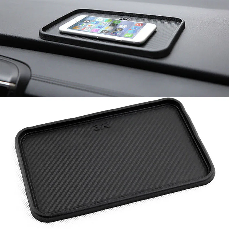 Car Phone Holder Anti Slip Mat Front Dashboard Silicone Non-Slip Storage Catcher Pad Mat 200x128mm Auto Interior Accessories
Car Phone Holder Anti Slip Mat Front Dashboard Silicone Non-Slip Storage Catcher Pad Mat 200x128mm Auto Interior Accessories