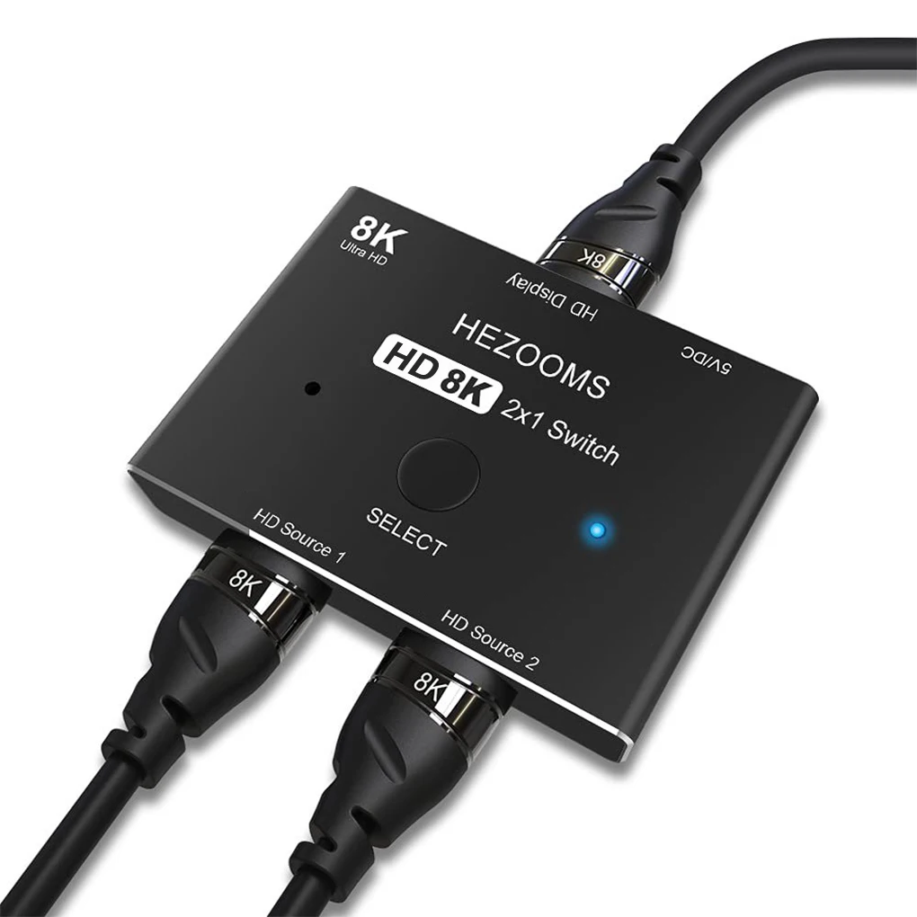 4K 2 in 1 Out Switch Adapter HDMI-compatible Switcher Bi-Direction Office Splitter Hub Displayer Projector Player
4K 2 in 1 Out Switch Adapter HDMI-compatible Switcher Bi-Direction Office Splitter Hub Displayer Projector Player
