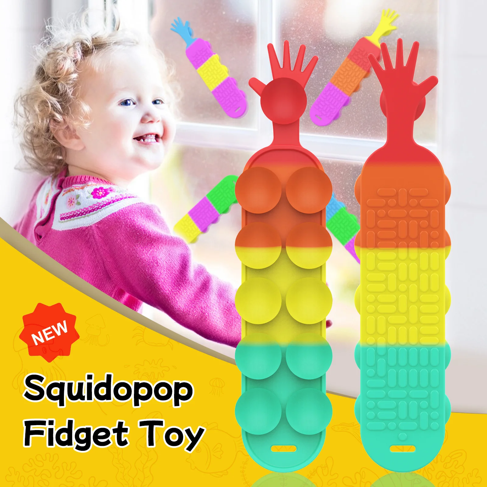 2022 Anti Stress Silicone Squidopop Fidget Toy Suction Cup Children Relief Squeeze Toy Antistress Soft Squishy Toy Wholesale
2022 Anti Stress Silicone Squidopop Fidget Toy Suction Cup Children Relief Squeeze Toy Antistress Soft Squishy Toy Wholesale