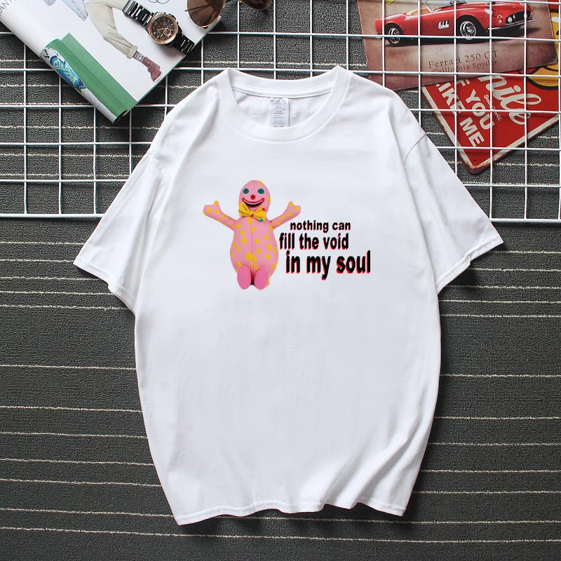 Nothing Can Fill The Void In My Soul Men T Shirts For Women Hip Hop Graphic Tees Men Streetwear 100% Cotton Oversized T-shirt
Nothing Can Fill The Void In My Soul Men T Shirts For Women Hip Hop Graphic Tees Men Streetwear 100% Cotton Oversized T-shirt