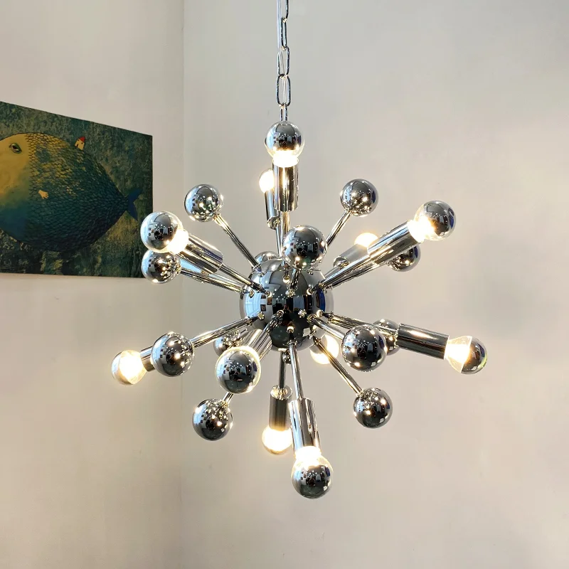 Medieval Nostalgic Space Age Decoration Lighting Ceiling Lamp 70's Industrial Style Chandeliers Chrome Dining Room Wall Sconce
Medieval Nostalgic Space Age Decoration Lighting Ceiling Lamp 70's Industrial Style Chandeliers Chrome Dining Room Wall Sconce