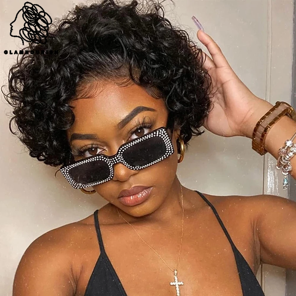 Pixie Cut Curly Lace Front Wigs Human Hair 13x1 Short Curly Bob Human Hair Wigs for Black Women Brazilian Remy Hair Pre Plucked
Pixie Cut Curly Lace Front Wigs Human Hair 13x1 Short Curly Bob Human Hair Wigs for Black Women Brazilian Remy Hair Pre Plucked