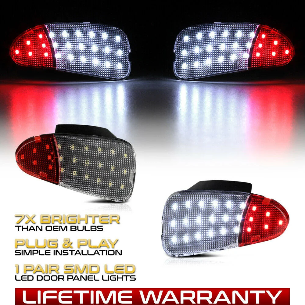 For Ford F150 F250 Front Right & Left Nterior Door Panel Courtesy LED Lamp Set 65Z13B724AA F65Z13B725AA Easy To Install Durable
For Ford F150 F250 Front Right & Left Nterior Door Panel Courtesy LED Lamp Set 65Z13B724AA F65Z13B725AA Easy To Install Durable