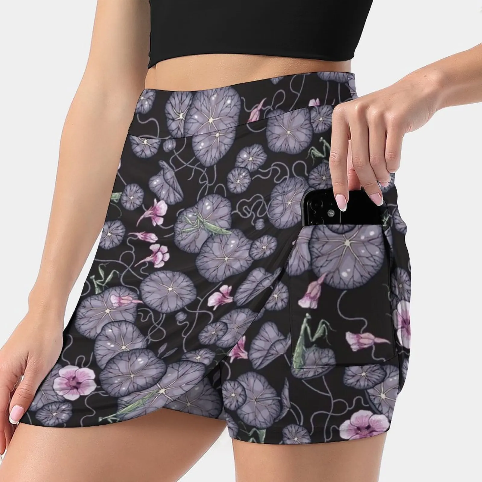 Black Indian Cress Garden. Women's skirt Y2K Summer Clothes 2022 Kpop Style Trouser Skirt With Pocket Indian Cress Tropaeolum
Black Indian Cress Garden. Women's skirt Y2K Summer Clothes 2022 Kpop Style Trouser Skirt With Pocket Indian Cress Tropaeolum